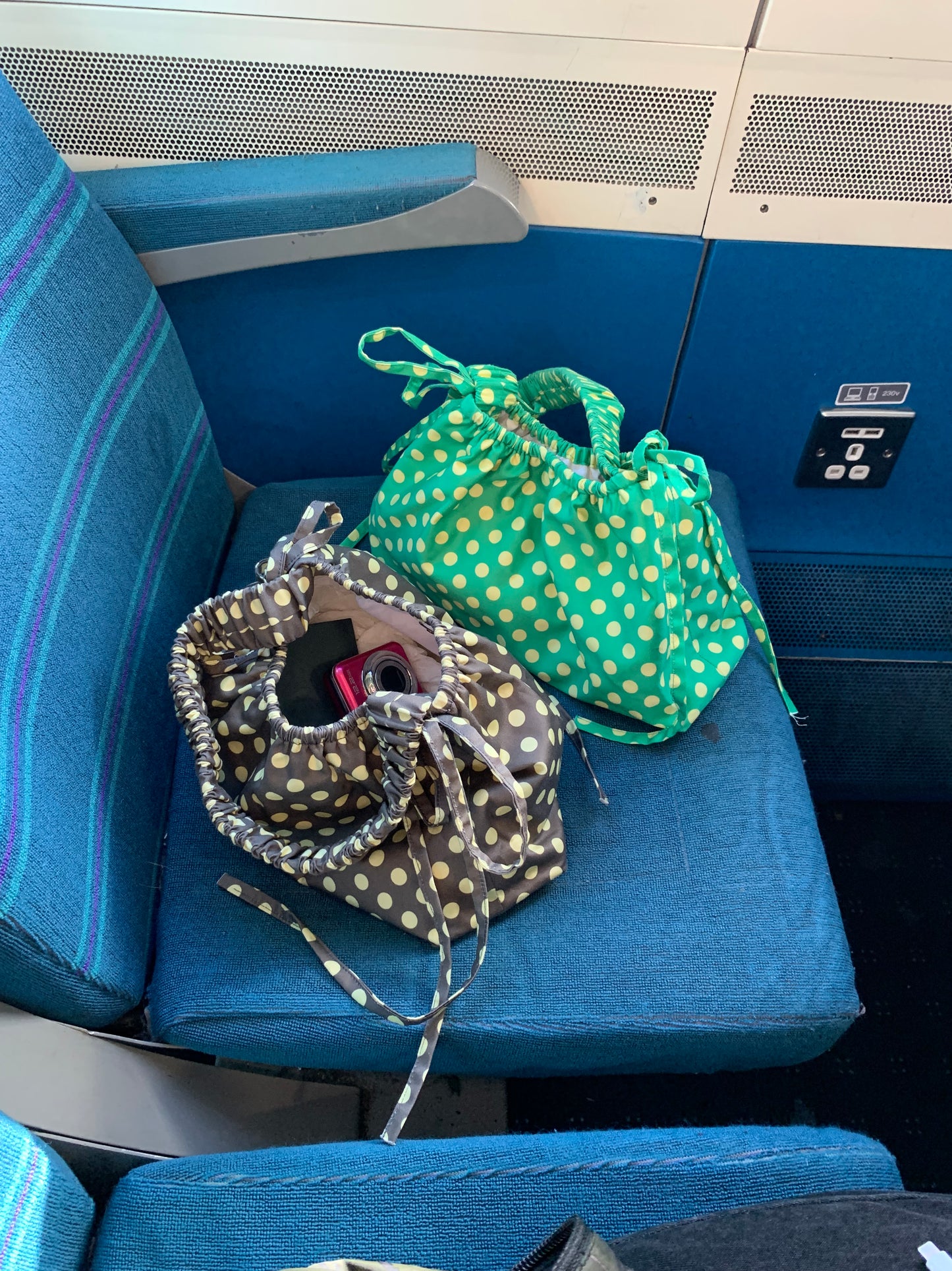 Betty Bag - Green + Yellow