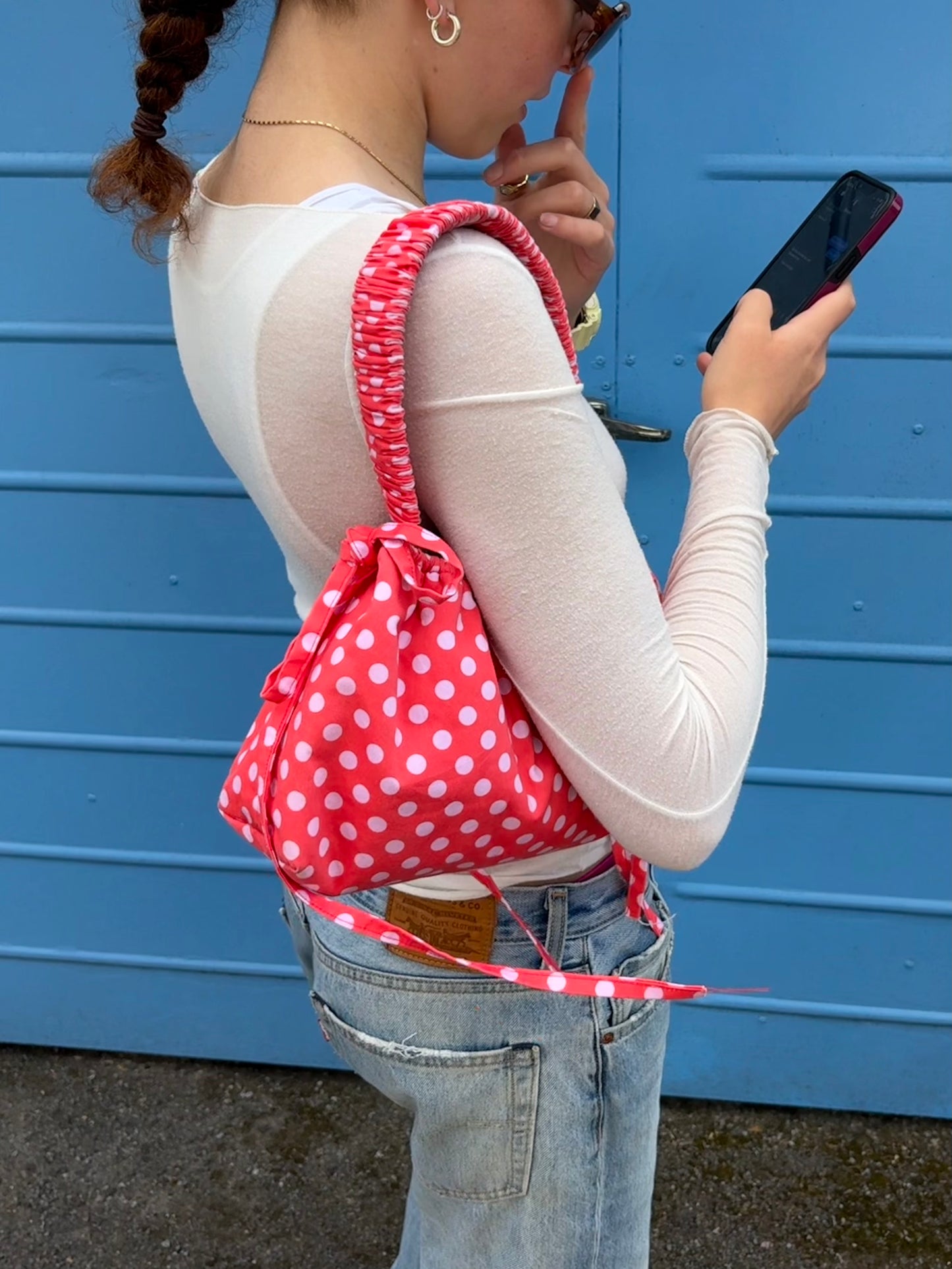 Betty Bag - Red + Pink