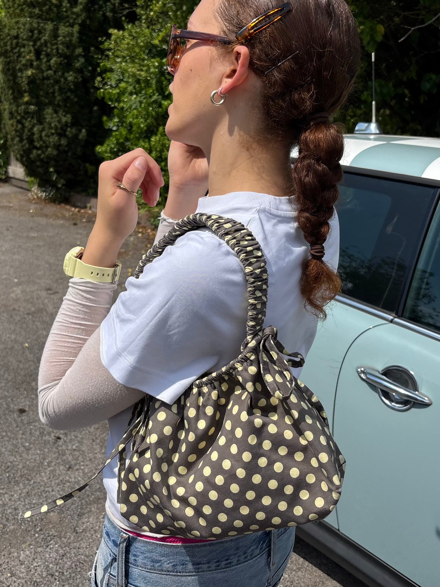 Betty Bag - Brown + Yellow