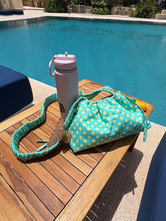 Betty Bag - Teal + Yellow